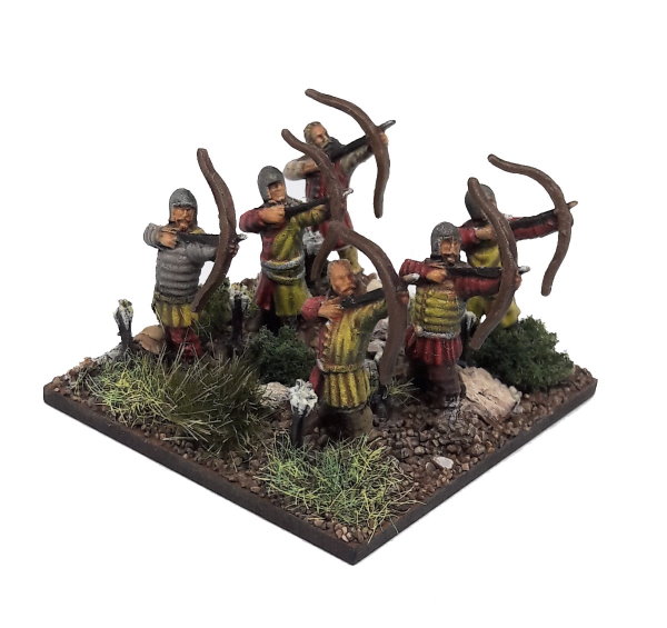 Joan of Arc + terrain Heroes system x Warmaster Ancients = ? Archer Anglais Joan of Arc - 600